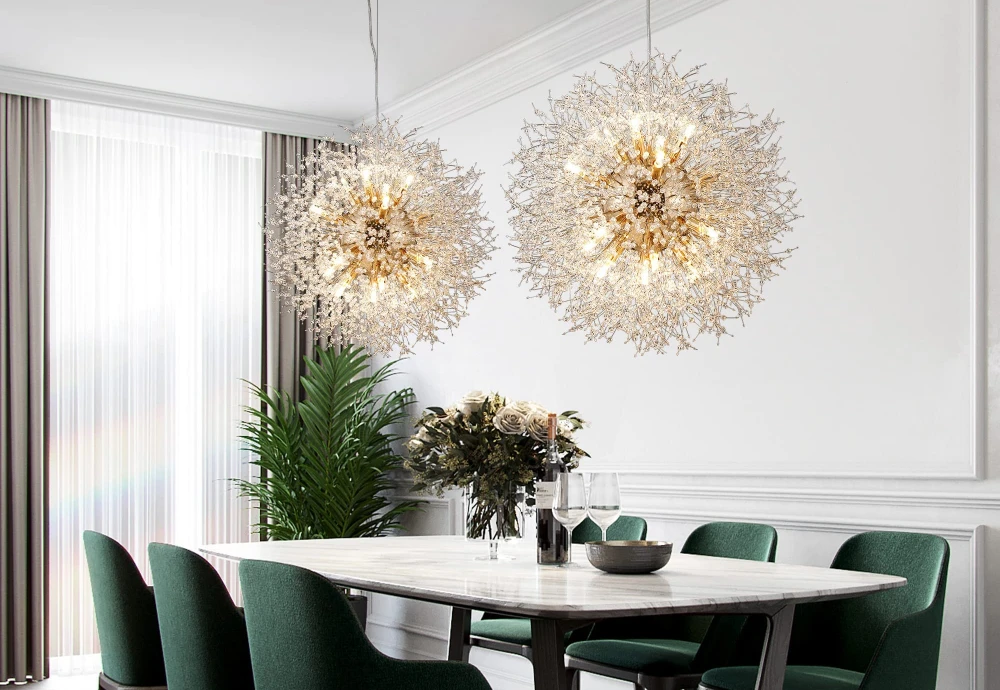 crystal sphere chandelier