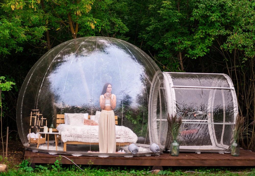 the bubble tent