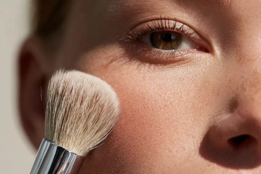 Lightweight makeup for a fresh look